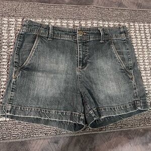 Faded Glory Stretch Vintage High Waist Jean Shorts